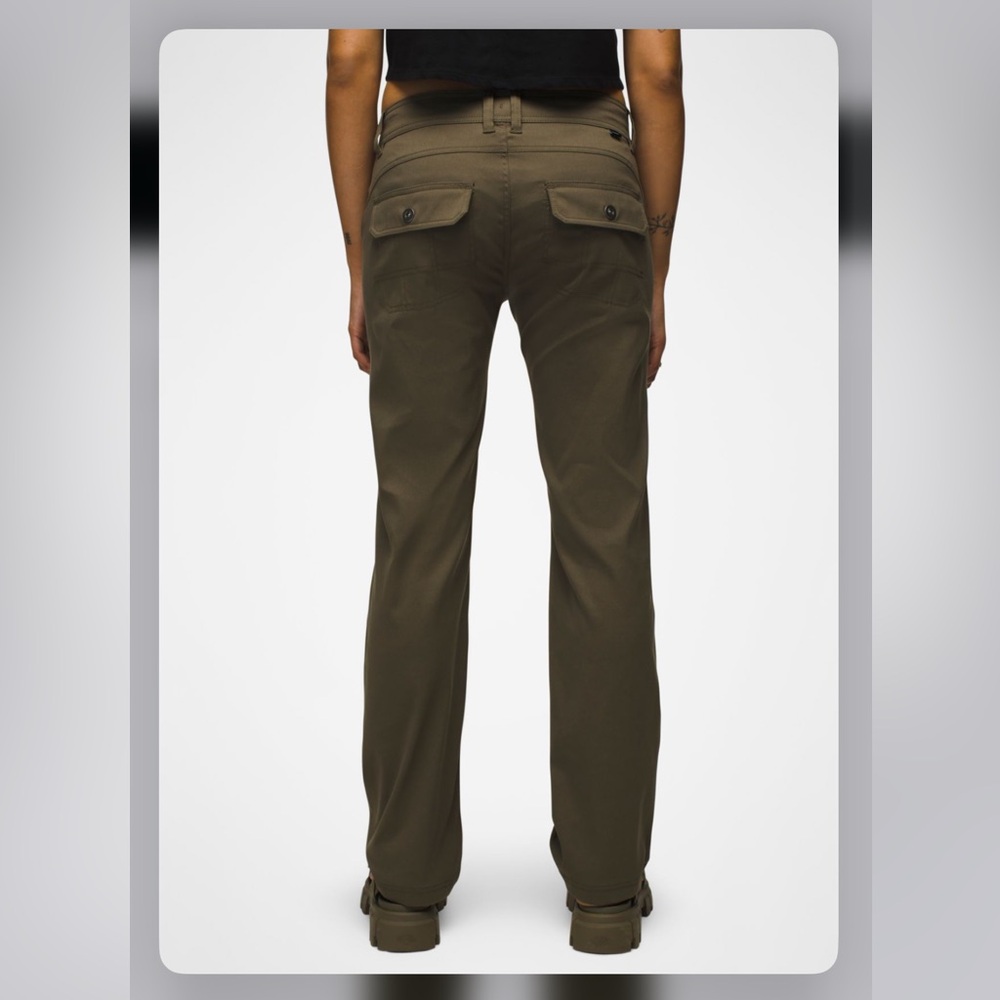 Prana Women’s Halle Straight Pant - Size 8 Short- Slate Green - Picture 5 of 9